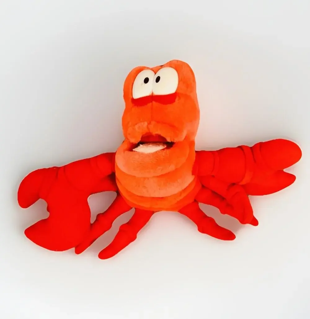 Disney Sebastian The Little Mermaid Plush Red Lobster 12” Stuffed Toy